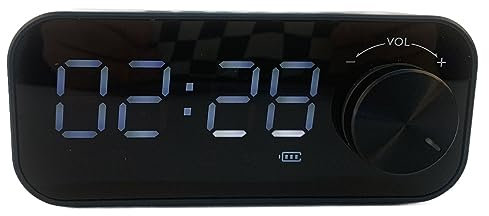la Chambre à Coucherle Bureau, les Réveils, les Horloges (Bleu), Radio-réveil à Affichage LED avec Haut-parleur pour la Maison Office Supplies