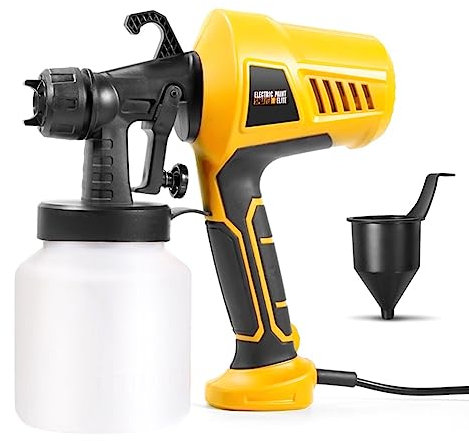 popyes Pistolet a Peinture Patisserie 500W Pulvérisateur de Peinture électrique Pistolet de Pulvérisation de Chocolat 800ml Détachable avec Contrôle du Débit Buse Réglable pour Gâteaux au Chocolat