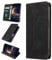 KANVOOS Cover per Xiaomi Redmi 9, Cover a Libro Portafoglio in Pelle PU [Porta Carte] [Magnetica], Antiurto Flip Case Custodia per Redmi 9 (Nero)