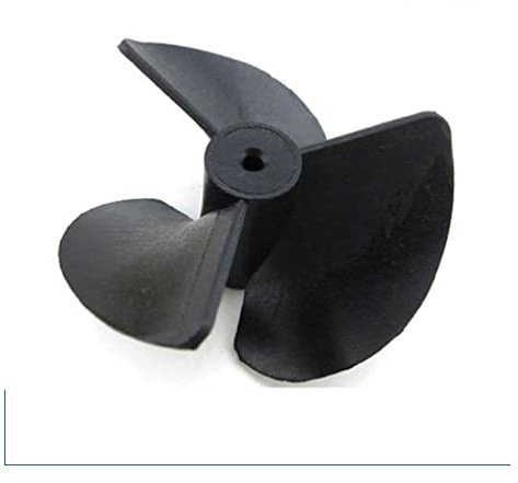 Profession 3-blades Propellers With 2mm Shaft Hole Durable Nylon Paddle For Boat Fan Shape Plastic Paddle Boat Propeller 2mm Shaft
