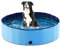 Huasean Pataugeoire Pliable pour Chien 80 X 30 Cm - Piscines Portables pour Chiens Et Chats, Baignoire Robuste en PVC pour Chien, Baignoire pour Chien Non Gonflable Et Antidérapante