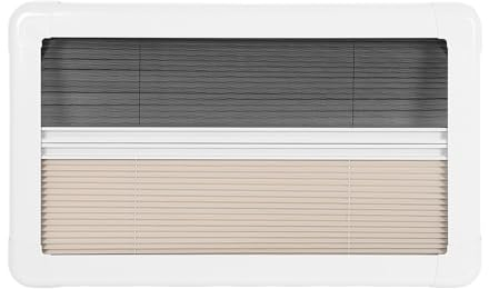 Wohnmobil-Fensterrollo, 61 X 30,5 cm, blockierender Plissee-Schatten, Langlebige Struktur, Geräuschloser Betrieb, Schutz der Privatsphäre, Wärmeisoliert, Geeignet für