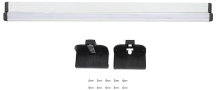 Keenso Tischschiene, Hochfeste Aluminiumlegierung Rostbeständig Unterstützt Lichtstreifen Stützschiene for Yacht Boot Wohnwagen Van Outdoor Abenteuer