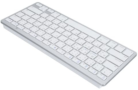 Wireless Keyboard for PC Laptop Tablet, Bilingual Korean Keyboard, English and Thai Keyboard, Super Slim Scissor Switch Wireless Computer Keyboard, QWERTY (Thai)