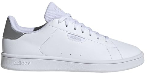 adidas Damen URBAN Court Shoes, FTWR White/Silver met./Silver met., 39 1/3 EU