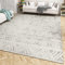 SIXHOME Tappeto antiscivolo morbido lavabile in lavatrice Tappeto Soggiorno Tappeti Salotto Grandi Tappeto Camera da Letto per Sala da Pranzo(Grigio,150 * 210cm)
