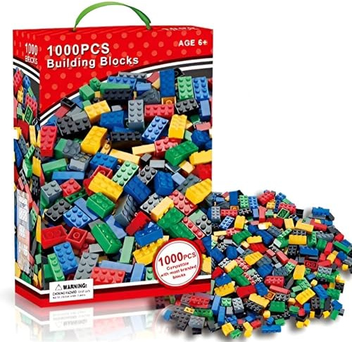 1000 Pieces Set Building Blocks Bricks Construction Building Play Set DIY Creative Toys Playset Educational TOY For Children Kids Age 6 7 8 9 10