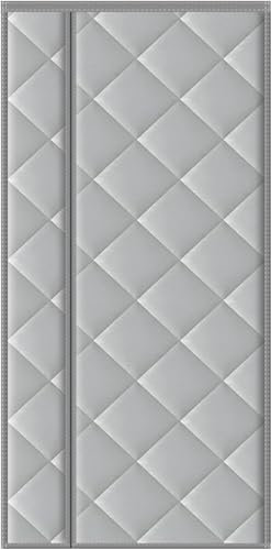 Rideau de porte magnétique isolé, insonorisant, coupe-vent, protection de l'intimité, rideau d'entrée à isolation thermique pour garage, couverture antibruit (taille : D 95 x 205 cm)