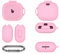Silicone Case for Beats Powerbeats Pro 2, Anti-Drop and Dust-proof Soft Skin Cover of Charging Case for Beats Powerbeats Pro 2 Wireless Bluetooth Earbuds Protective Accessories (Pink)