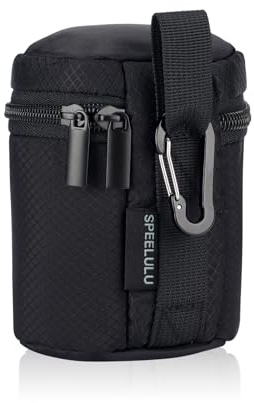 SPEELULU Objektivtasche, Objektivbeutel, wasserdichte Kamera Objektiv Case, Schutzkameran Objektivköcher für DSLR Objektiv, Blitz, Monitor, Kamera Zubehör (S (7 X 10 cm))