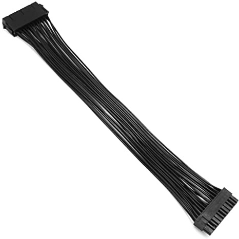 Cable de extensión de fuente de alimentación de 24 pines macho a hembra, cable conector de alimentación interno PC TW macho a hembra