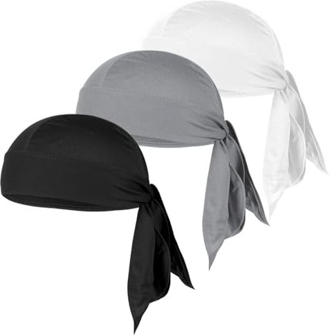 TIHNY Skull Cap Bandana, atmungsaktives, schnelltrocknendes und schweißableitendes Kopftuch für Radfahren und Laufen