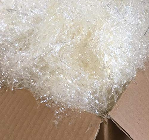 truciolo polypropylène transparent 1 kg paille synthétique pour paniers de Noël et boîtes cadeau