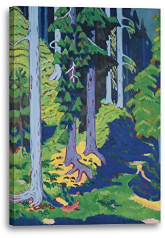 Printed Paintings Leinwand (60x80cm): Ernst Ludwig Kirchner - WALDINNERES