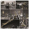 Fresco City at Night Black/White Cityscape | Black Novelty Wallcovering | Eco-Friendly Wallpaper
