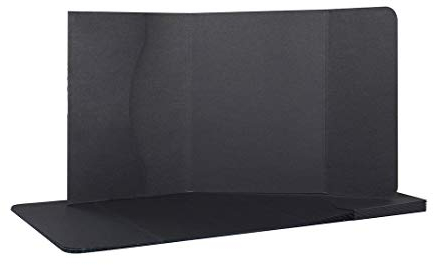 Fotomappe 15 x 21 cm, 3 mm Rückenstärke, Sammelmappe für Fotos, Dokumente bis 13 x 19 cm, Schwarz, Premiumkarton, unbedruck - 10er Pack