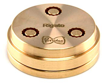 Teigwareneinsatz für Kenwood AT910 KAX 910 und Philips Pastamaker Matrize (Hörnle Hörnchen gestreift Curvo Rigato)