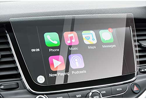 CDEFG [8 ZOLL] Opel Astra Crossland X Grandland X Auto Navigation Glas Schutzfolie 9H Kratzfest Anti-Fingerprint GPS Transparent Displayschutzfolie