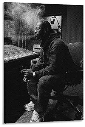 GUCII Pop Smoke Rapper Leinwand Kunst Poster und Wandkunst Bilddruck Moderne Familienzimmer Dekor Poster 24x36inch(60x90cm)