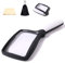 Loupe de Lecture Pliable avec lumière 5 LED grossissement 3 x avec 2 Modes de Gradation idéal pour Lire de Petites Impressions, Livres, Faible Vision, Lire Facilement la Nuit