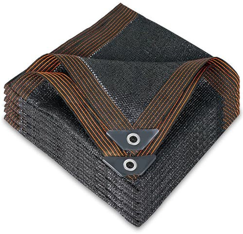 winemana 40% Black Shade Cloth, 10 x 14 FT Durable Mesh Tarp with Grommets, Resistant Garden Sun Shade Netting, Shading Antifreezing for Pergola, Greenhouse, Plants Growing, Chicken Coop