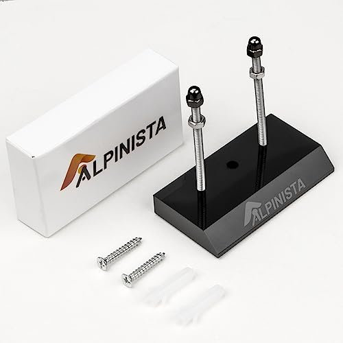 Alpinista Support mural horizontal pour skateboard Noir