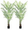 CROSOFMI Künstliche Pflanzen groß 190cm Kunstpflanze im Topf Plastik Palme Künstliche Palmen wie echt Fake Plant deko für Wohnzimmer Balkon Schlafzimmer Büro Perfektes Einweihungsgeschenk (2 Pack)