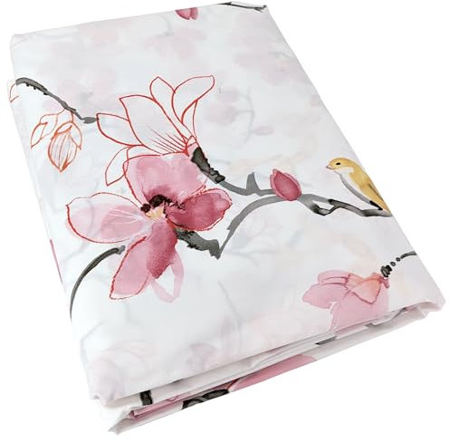 Linnea Housse de Couette 280x240 cm Percale 100% Coton Elisa Rose