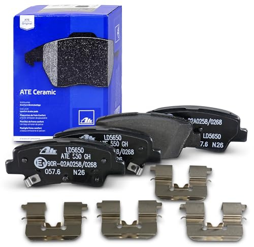 ATE CERAMIC Bremsbelagsatz hinten 13.0470-5650.2 | Kompatibel mit: HYUNDAI ACCENT IV Stufenheck, ACCENT V Stufenheck, BAYON, ELANTRA V Stufenheck, i10 II, i10 II Stufenheck
