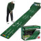 HUAEN Putting-Grün, Indoor-Matte Mit Ballrücklauf und 3 Löchern, Golf-Trainingsausrüstung für Zuhause oder Büro, Geschenke und Zubehör für Männer