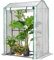RELAX4LIFE Serra da Giardino 100x81x150cm con Porta a Cerniera e Avvolgibile, con Ripiani, Telone Impermeabile Anti-UV, per Fiori, Ortaggi (Modello 7)