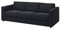 IKEA VIMLE 3-Sitzer-Sofa, Saxemara Schwarz-Blau