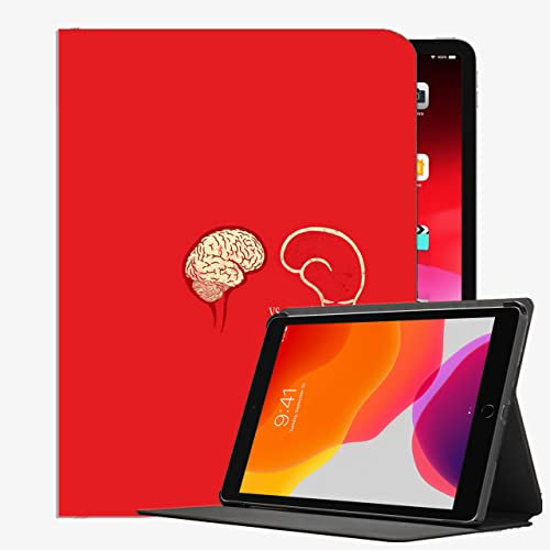YENDOSTEEN Hülle für iPad 9.7 Zoll 2018 2017 / iPad Air 2 / iPad Air,Handschuh Geist Boxing Brain Automatischem Schlaf/Aufwach