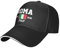 LOUJIN Italy Est.1946 Roma Mesh Baseball Cap Atmungsaktiv Verstellbar Sport Cap Sommer Sonnenhut Schwarz für Damen Herren, Schwarz , One size