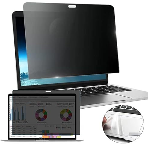 QYiiD Protector de pantalla de privacidad para MacBook Pro de 16 pulgadas A2141 versión 2020 201, antideslumbrante, luz azul, antiarañazos, mate, protector de pantalla y cubierta protectora de