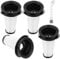 Filter Ersatzteile Zubehör für Rowenta RH6545 RH6543 RH6545wh RH65xx Air Force Light Staubsauger Ersatzfilter 4 Stück (Ersetzt ZR005201)