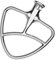 Stainless Steel Paddle Attachment for Kitchenaid Stand Mixer, Fits 4.5-5 quart Tilt Stand Mixer Bowls, Stainless Steel Kitchen Aid Attachments by FGREEBLE