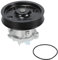 Partuto Bomba De Agua Para Automóvil No.1334647/1741085E00/93177340/1741085/17400N86J00 - Para Opel Agila 2008-2010 Metal Negro Con Junta - 1 Juego