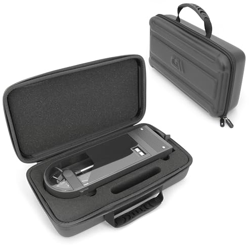 CASEMATIX Carry Case Compatible with Audio Technica Turntable AT-SB727 Sound Burger Record Player, Impact Resistant Exterior with Padded Foam Interior Designed to Hold Portable Turntable in Place