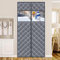 Con finestra di visualizzazione Tenda magnetica di protezione termica per porte 90x210cm, Tenda termica per porte, Impermeabile, Antivento, Non richiede foratura,Grigio Scuro
