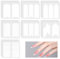 Molain French Manicure Nail Art Sticker, 70 fogli, 2780 pezzi, adesivi per manicure, 5 disegni, adesivi per unghie, guide per bordi