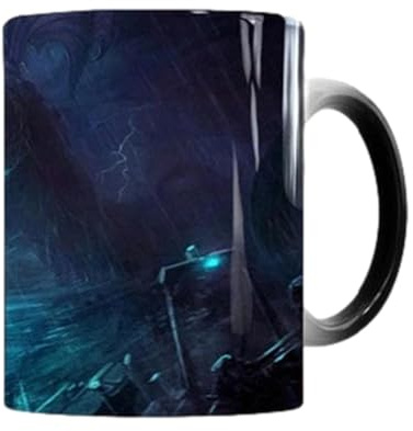 Wärmeverändernde Kaffeetassen | Cthulhu Keramiktasse-Große Kaffee-Tee-Magie-Tasse Mit Lustiger Kunst, Hitzeempfindliche, Neuartige Hitzeempfindliche 12 Oz Als Weihnachts- Und Geburtstags