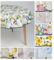 laro 140cm runde Wachstuch Tischdecke abwaschbar Wachstuchtischdecke mit Saum-Eingefasst-Paspelband, Muster:Oliven Bunt, Größe: Rund 140cm