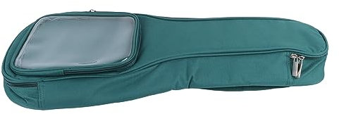 Vvikizy 23-Zoll-Gitarrentasche, Wasserdichter Oxford-Stoffrucksack für Gitarre mit Bequemen Riemen, Leichte und Tragbare Gitarrentasche für Studenten, Reisende und Künstler (Grün)