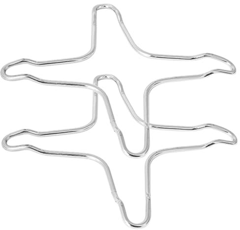 Veesper 2Pcs Wok Stand, Sturdy Stainless Steel Wok Stand for Gas Stove, 4 Inch Universal Ultralight Gas Stove Attachment Wok Ring for Gas Cookers Coffee Maker