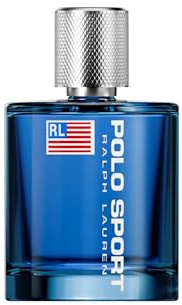 Ralph Lauren Polo Sport Eau de Toilette für Herren, aromatisch-zitrischer Duft mit Mandarine, Minze & Sandelholz, für aktive Männer, 100 ml
