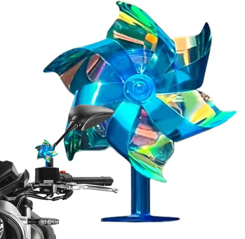 Motorrad-Formschleifer, Windrad für Elektro-Scooter für Kinder, Bunte LED, komfortable Touch-Fahrausrüstung, Bedienfeld für Motorrad, Haus und Auto, Dekoration