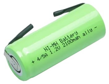 Batterie de rechange for brosse à dents Compatible for Philips Sonicare Elite (2100mAh), 42mm de long et 17mm de diamètre(1pcs)
