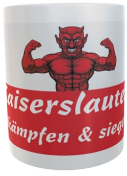 U24 Tasse Kaffeebecher Mug Cup Flagge Kaiserslautern Teufel Kämpfen & Siegen