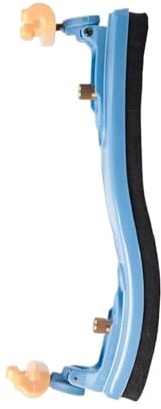 Gummi-Violine-Übungsdämpfer-Set, Blaue Geigen-Schulterstütze for 4/4- bis 1/8-Geigen mit 2 mehrfarbigen Dämpfern(1-2 1-4 Blue V Rest)